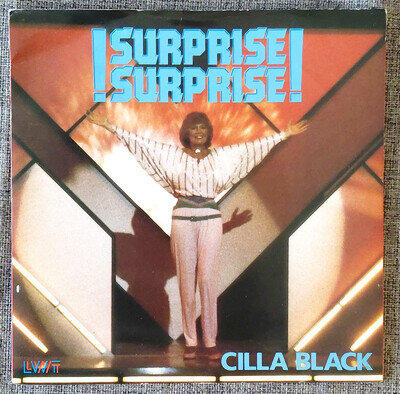 CILLA BLACK : Surprise Surprise - Towerbell 1985 UK 7" in Pic Sleeve, TV Theme