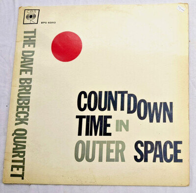 THE DAVE BRUBECK QUARTET "COUNTDOWN - TIME IN OUTER SPACE" ORIG UK MONO VINYL LP