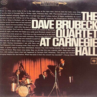 The Dave Brubeck Quartet - At Carnegie Hall (VINYL)