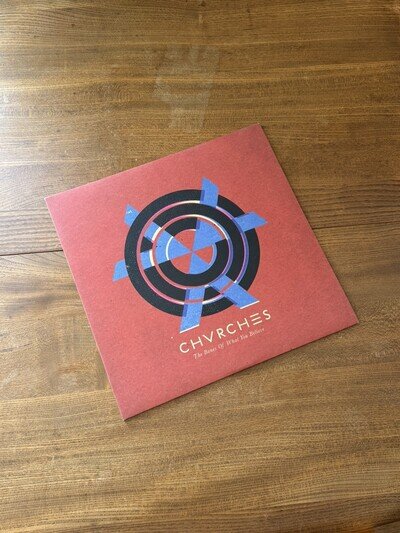 CHVRCHES The Bones Of What You Believe 12" LP 180g Vinyl Synth Pop 2013 NM/VG+