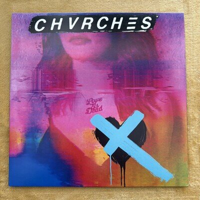Chvrches (Churches) – Love Is Dead Vinyl LP Rare. Blue Transparent 2018