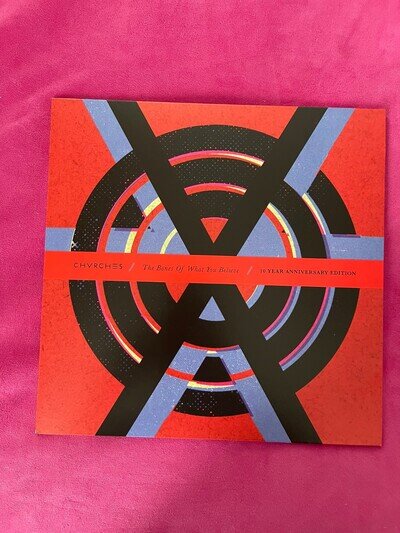 CHVRCHES The Bones of What You Believe 10th Anniversary Clear Vinyl Album! ENDS