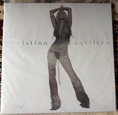 Christina Aguilera - Stripped - Black & White Splatter Vinyl Record LP - VMP Exc