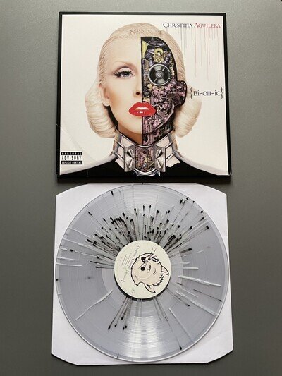 Christina Aguilera Bionic URBAN OUTFITTERS 3LP Vinyl (SLEEVE CREASES)