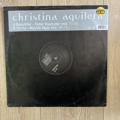 Christina Aguilera - Beautiful / Dirrty, 12", (Vinyl) TESTED