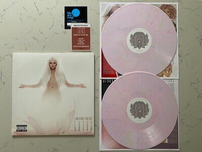 Christina Aguilera - Lotus - Pink Marble Vinyl Record LP - Urban Outfitters US