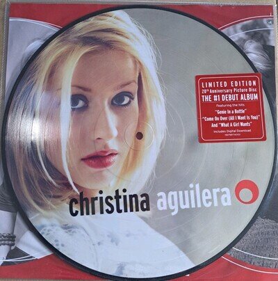 Christina Aguilera Limited Edition 20th Anniversary Picture Disc The #1 Debut LP