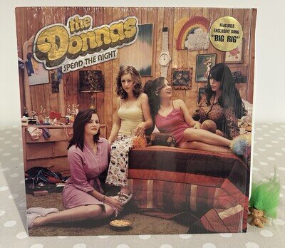 The Donnas Spend The Night Original Vinyl LP Mint With Hype Sticker