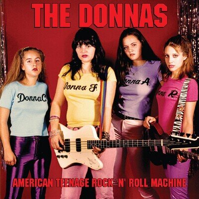 Donnas American Teenage Rock 'N' Roll Machine (Fire Orange with Black Ed (Vinyl)