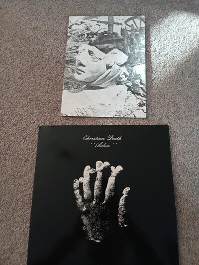 Christian Death - Ashes Vinyl Record LP Album 1985 Normal 15 With Booklet