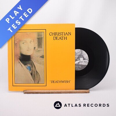 Christian Death Deathwish Mpo France LP Mini-Album Vinyl Record S.D.4 - VG+/EX