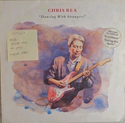 Chris Rea Dancing With Strangers Vinyl Record VG+/VG+ MAGL 5071 1987