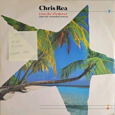 Chris Rea Touché D'Amour Vinyl Record VG+/VG MAGT260 1984