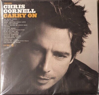 Chris Cornell Carry On 2LP Heliacal Sun vinyl Interscope * + Replacement booklet