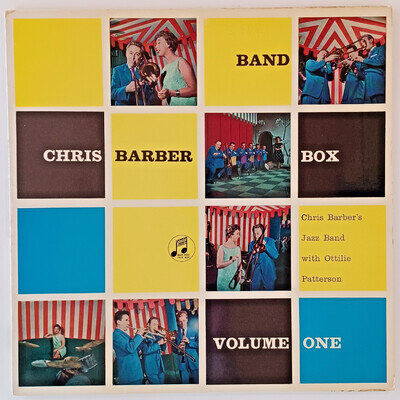 CHRIS BARBER'S JAZZ BAND with OTTILIE PATTERSON - CHRIS BARBER BAND BOX - 12” LP