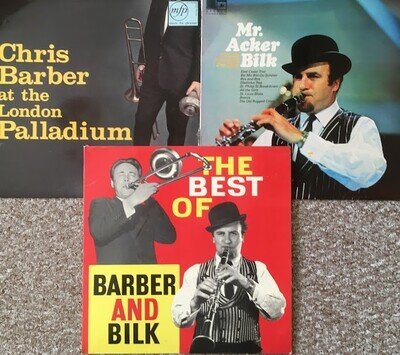 CHRIS BARBER-THE BEST OF BARBER & BILK-MR. ACKER BILK-3X VINYL LPS-EX CON