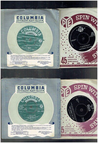 CHRIS BARBER 4 EP'S & SINGLES MAJORCA/WHEN THE SAINTS/SING ON/GOING TO TOWN
