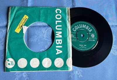 The Drifters 1959 Feelin' Fine 7" vinyl single, 45 rpm Columbia DB 4263