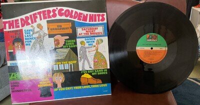 The Drifters Golden Hits LP Signed Ben E King Johnny Moore Joe Blunt Rare