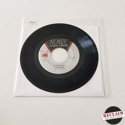 the drifters - on broadway 7" vinyl record VG+