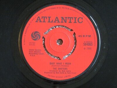 The Drifters – Baby What I Mean, Atlantic Records, NM