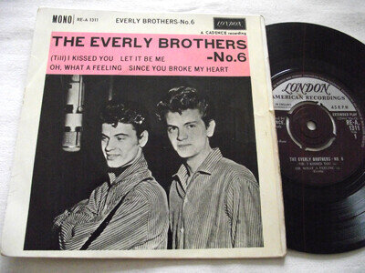 THE EVERLY BROTHERS ~ THE EVERLY BROTHERS No. 6 ** 1961 UK LONDON 7" EP