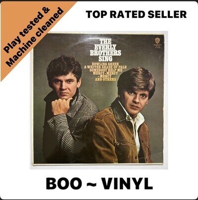 The Everly Brothers – The Everly Brothers Sing LP - 1967 Mono W 1708 VG+ / VG+