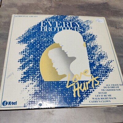 The Everly Brothers - Love Hurts - 12” Vinyl LP - 20 Original Hits - 1982