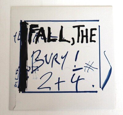 THE FALL - BURY - 7" VINYL SINGLE mark e smith domino records