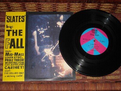 The Fall 10" vinyl mini-lp Slates Rough Trade RTO71 1981 Clean Test Play 6 Track