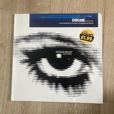 CHICANE –SUNSTROKE- 12” VINYL RECORD - TESTED VG PLEASE READ DESCRIPTION