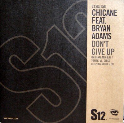 Chicane Feat. Bryan Adams - Don't Give Up - Vinyl Record – (New / Sealed)