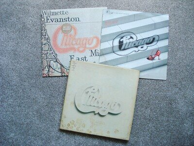 Chicago LP Job Lot At Carnegie Hall (4LP Box Set) + Chicago XI + If You Leave Me