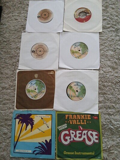 THE FOUR SEASONS / FRANKIE VALLI 8 7" SINGLES - DECEMBER 1963 OH WHAT A NIGHT