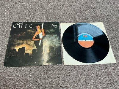 Chic-Tres Chic 1979 1st Press UK Atlantic LP Blue / Orange Labels Disco Funk