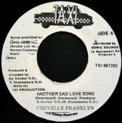 Chevelle Franklyn - Another Sad Love Song (7") (Near Mint (NM or M-)) - 27912507