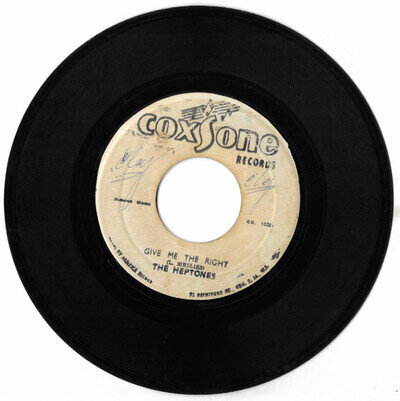 THE HEPTONES - GIVE ME THE RIGHT - COXSONE 7" mp3