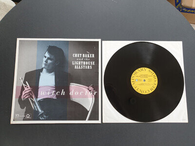 CHET BAKER - WITCH DOCTOR 1986 UK PRESS 12" VINYL RECORD LP EX/EX