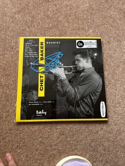 CHET BAKER Quartet Gerard Gustin Jimmy Bond 180g Sam Records LP AUDIOPHILE NEW