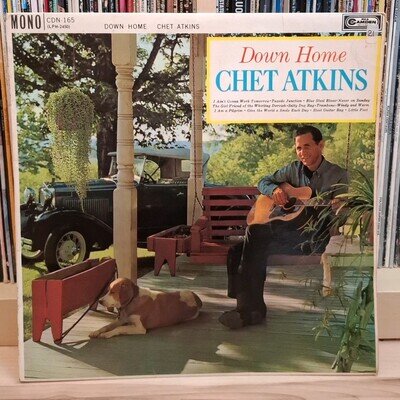 Chet Atkins - Down Home (UK mono vinyl LP) 1962 country guitar folk