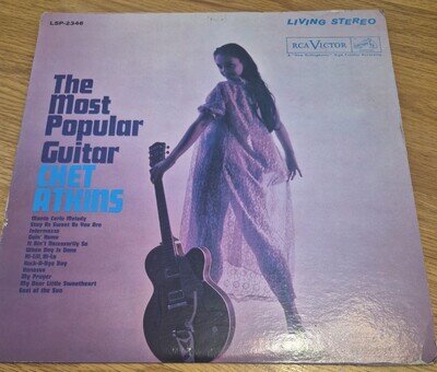 Chet Atkins The Most Popular Guitar RCA Victor Vinyl LP (1961) 33 RPM