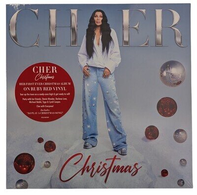 Cher – Christmas (Ruby Red Vinyl, 2023, Warner Records) Limited Edition LP – New