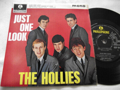 THE HOLLIES ~ JUST ONE LOOK ** 1964 UK PARLOPHONE 7" EP