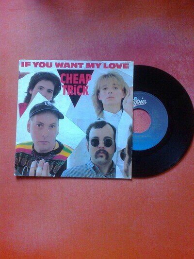 CHEAP TRICK If You Want My Love 7" Vinyl! HOLLAND / DUTCH Issue Jukebox Centre