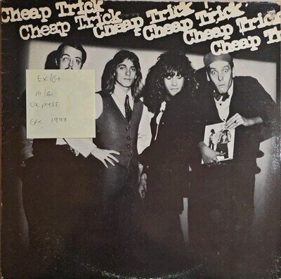 Cheap Trick Self Titled Vinyl Record EX/G+ EPC 81917 1977
