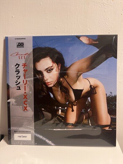 Charli XCX Crash Vinyl LP Assai Obi Edition grey colour rare original new