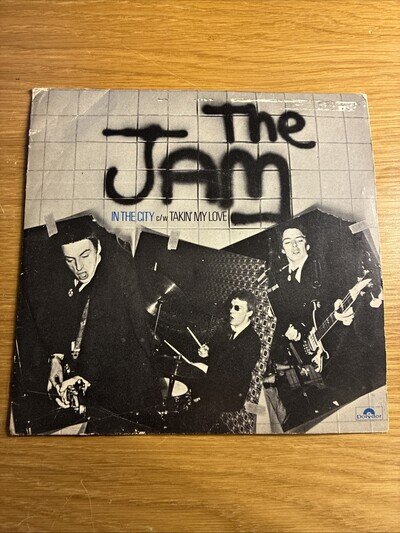 The Jam In The City Vinyl 7” Single 1977 Polydor Records 45 RPM EX/EX