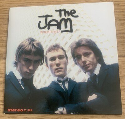 THE JAM - IN THE CITY E.P 7" YELLOW WAX MINT CLASH, SEX PISTOLS , DAMNED