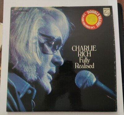 Charlie Rich Fully Realised double LP vinyl UK Philips album lovely condition