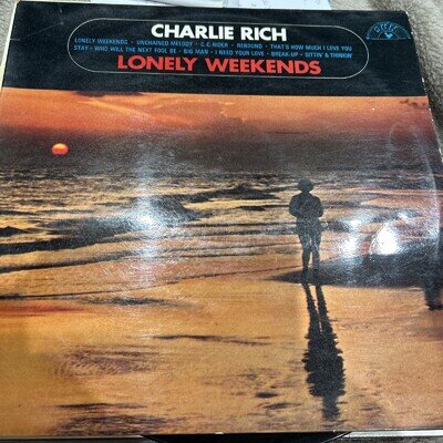 Charlie Rich Lonely Weekends vinyl LP album record UK 6467003